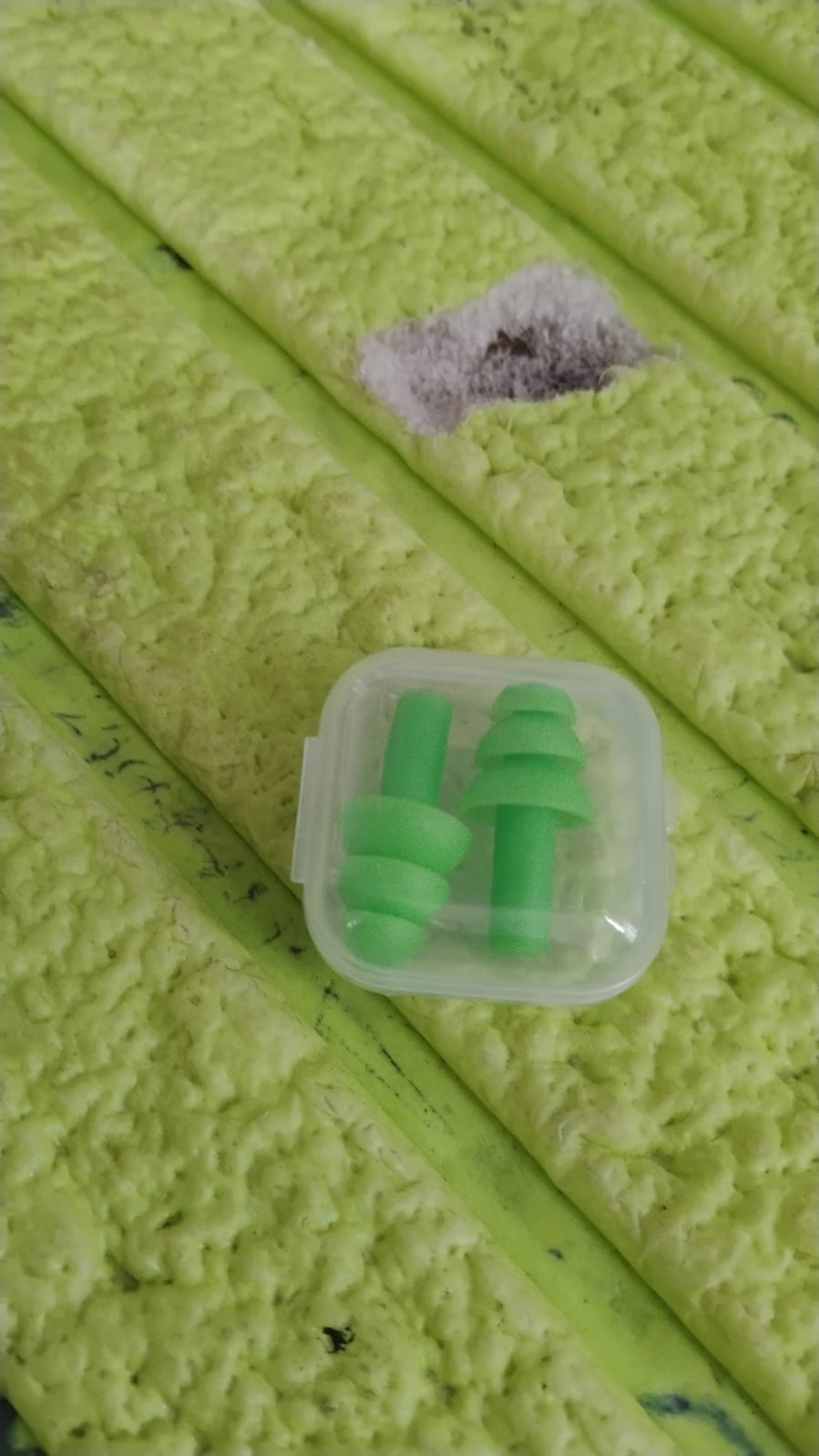 Safety Ultra Soft Foam Ear Plugs Reusable for Sleeping Travel 2 Pc