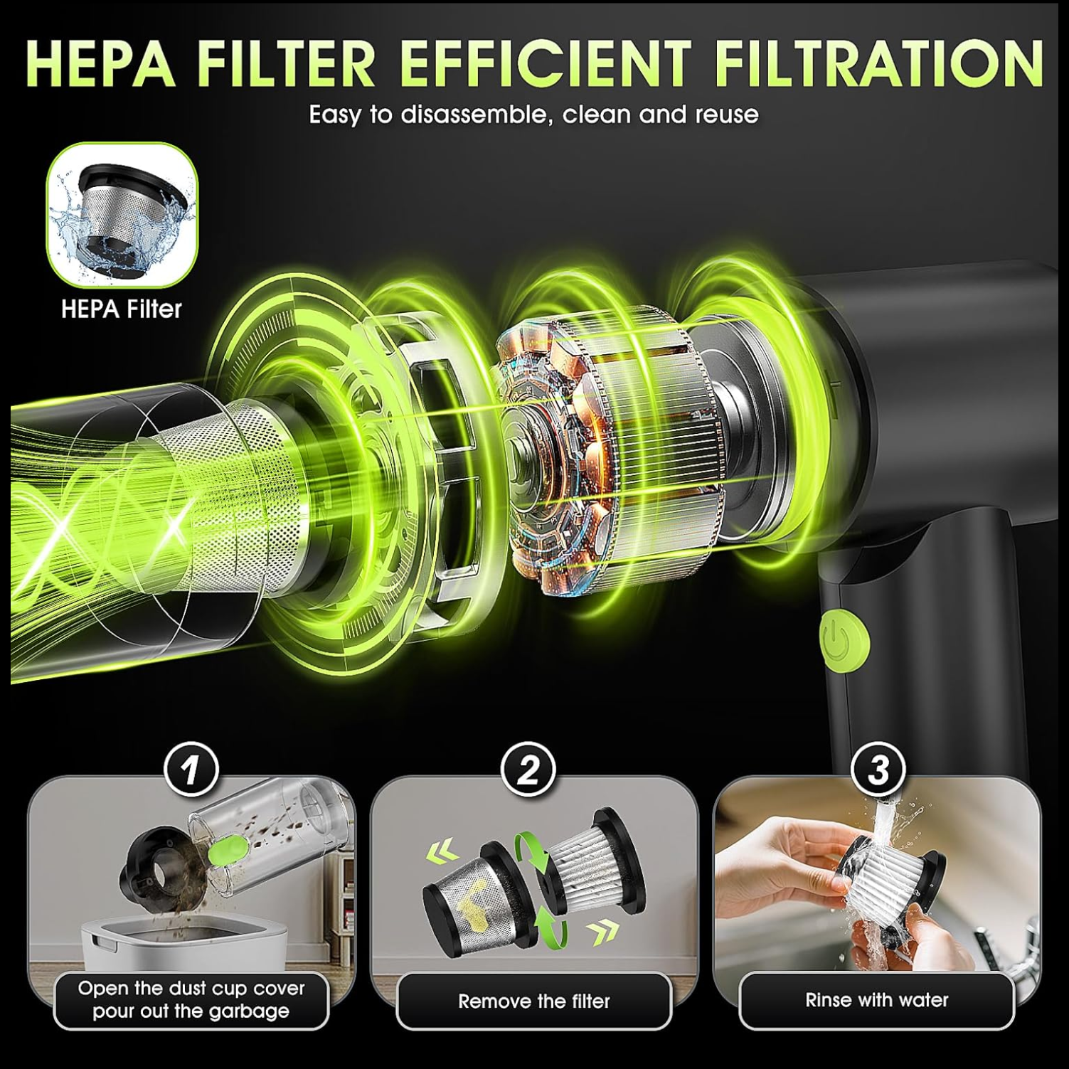 Wireless Powerful Car Vacuum Cleaner™