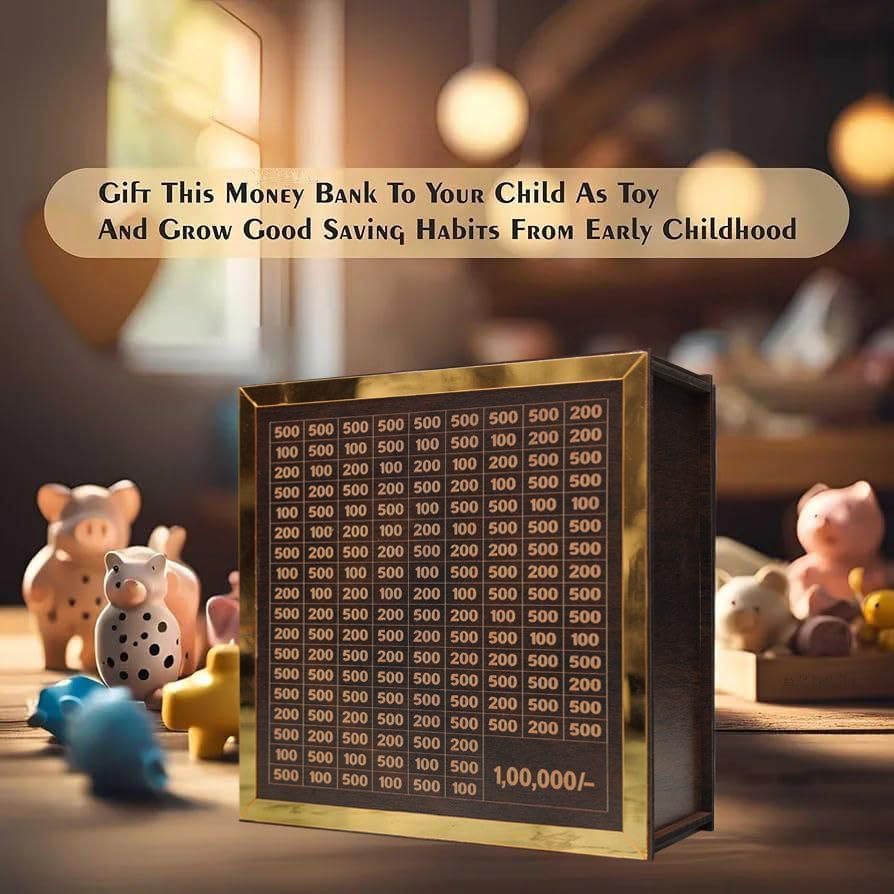 Reusable Wooden Money Saving Box™